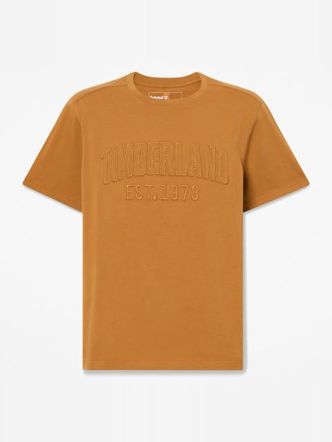 Timberland Men's Washed Embroidered Logo T-Shirt
