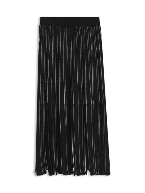 BOSS KNITTED SKIRT WITH TWO-TONE FRINGES