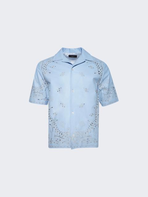 Bandana Laser Camp Shirt Cerulean