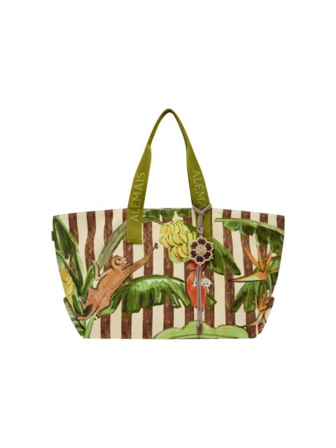 ALÉMAIS Toucan Tango Canvas Beach Tote