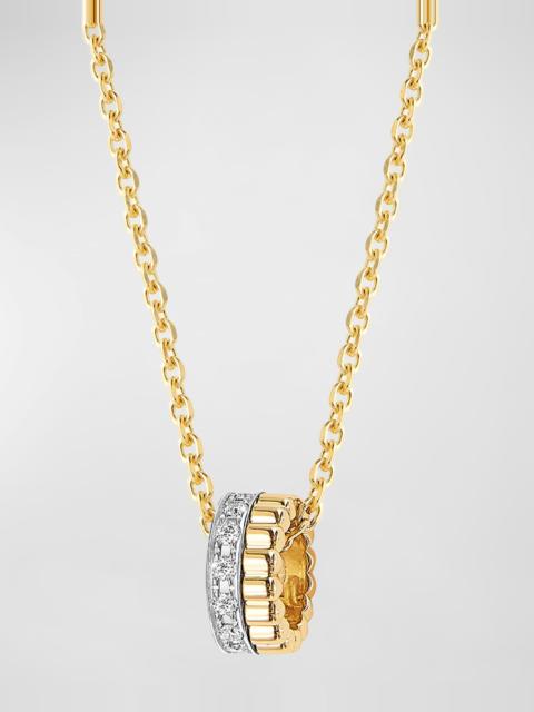 Boucheron Quatre 18K Yellow Gold Radiant Edition Mini Diamond Pendant Necklace