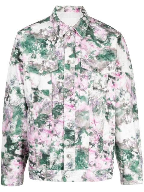 Isabel Marant abstract-print shirt jacket