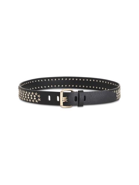 Etro stud-embellished leather belt