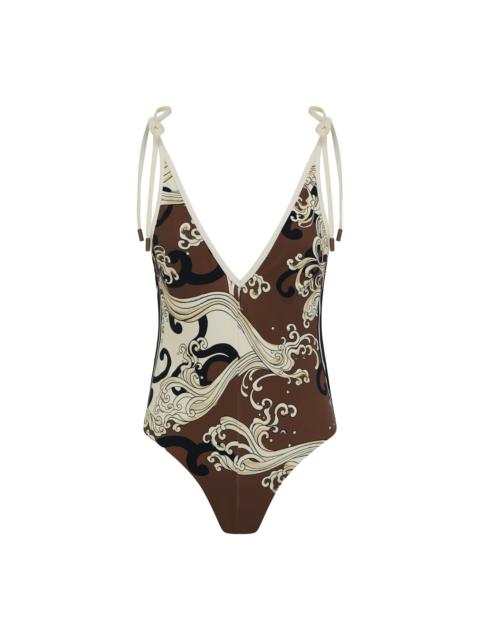 ALÉMAIS Otis V Neck One Piece