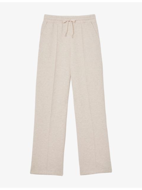 REISS Jemma Wide-Leg Stretch-Jersey Jogging Bottoms