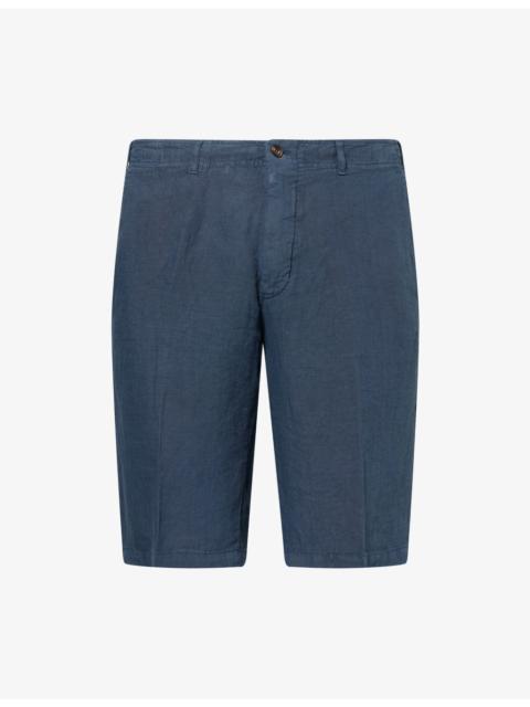 CORNELIANI Knee-Length Linen Shorts