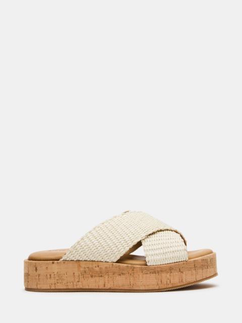 STEVE MADDEN TULUM BONE RAFFIA