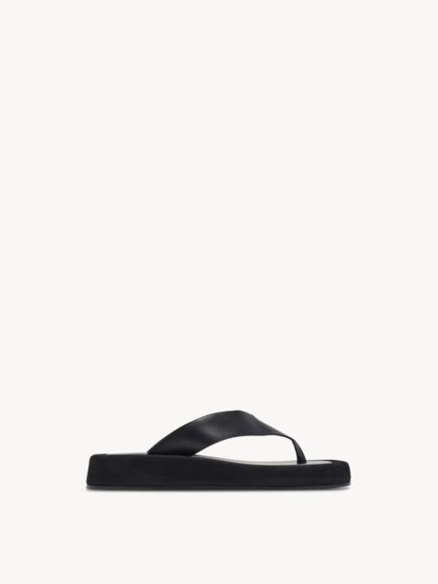 The Row Ginza Sandal in Suede