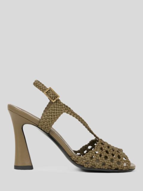 Etro WOVEN HIGH-HEELED SANDALS