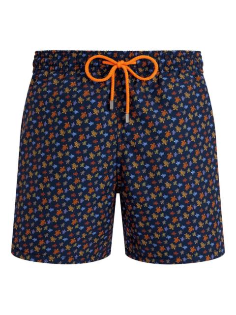 Vilebrequin drawstring turtle-print swim shorts