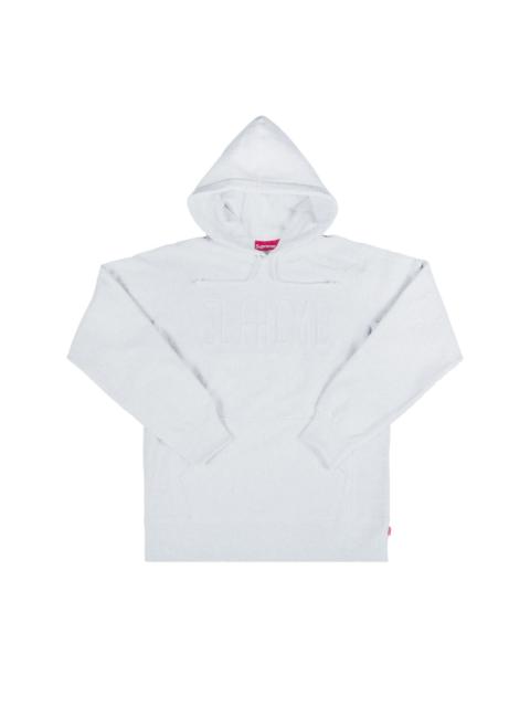 Supreme 큰 자 수 개요 후드 스웨터 'Grey 이름 *