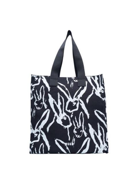 MSGM Rabbits Vertical Tote