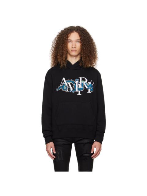 AMIRI 로고 인쇄 면 hoodie