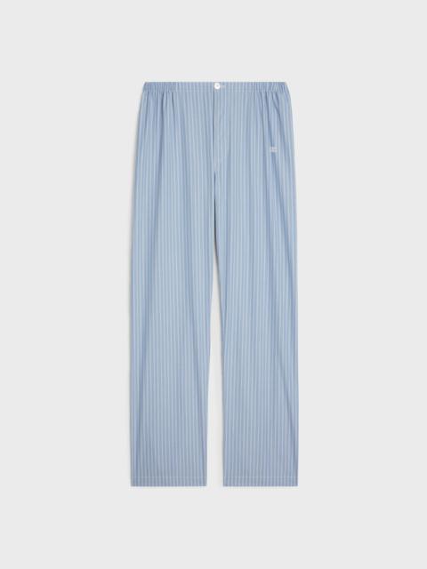 CELINE triomphe pajama pants in striped poplin