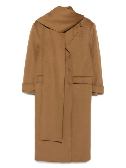 Sandro brushed-wool coat