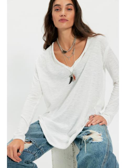 FREE PEOPLE We The Free Real One Long Sleeve Top