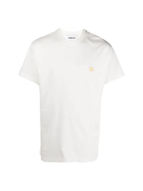 patch-detail cotton T-shirt