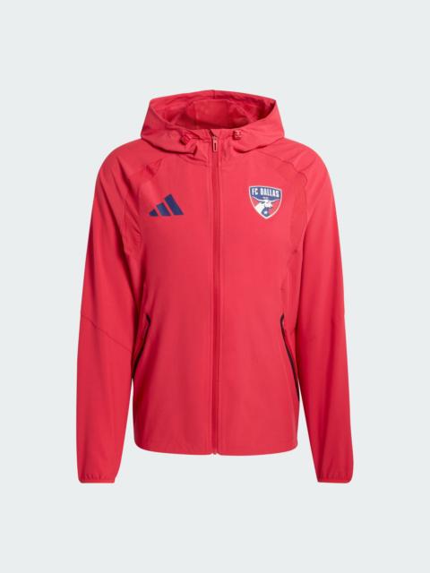 adidas FC Dallas Tiro Tech Full Zip Windbreaker Jacket
