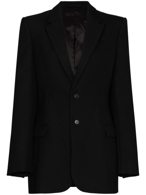 WARDROBE.NYC x Browns 50 single-breasted wool blazer