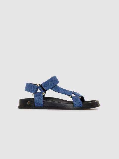 ANINE BING Jess Sandals Denim - Clean Indigo