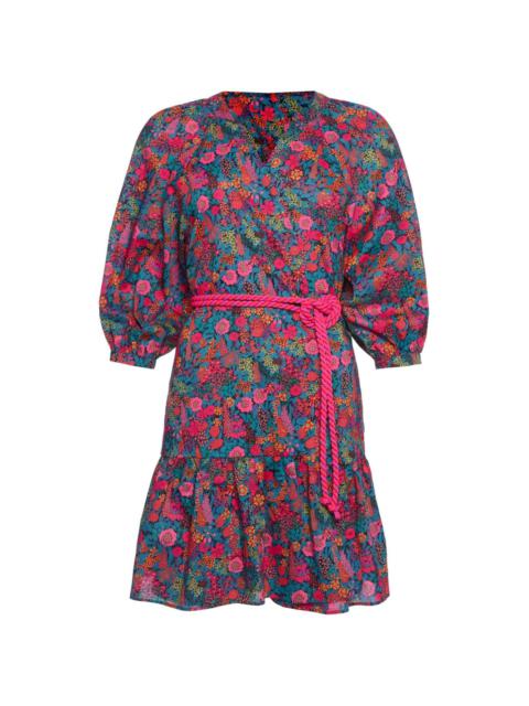 ERES Betty floral-print wrap minidress