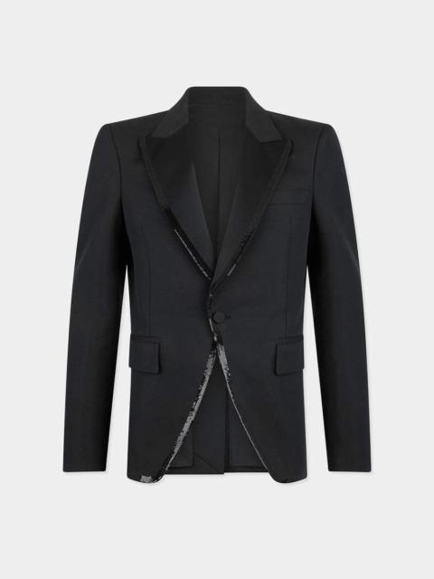 DSQUARED2 EMBROIDERED COLLAR 70'S BLAZER