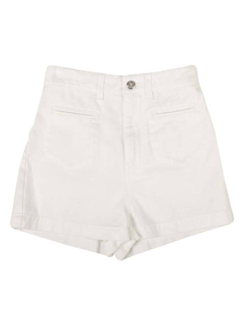 Moncler Denim Short Pants 'White'