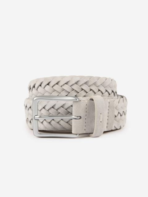 SLOWEAR Braided suede leather belt