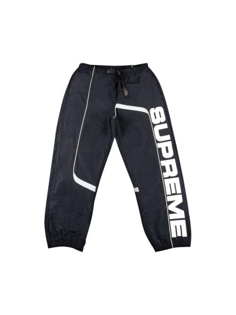 Supreme S Paneled Belted Track Pant 'Black'