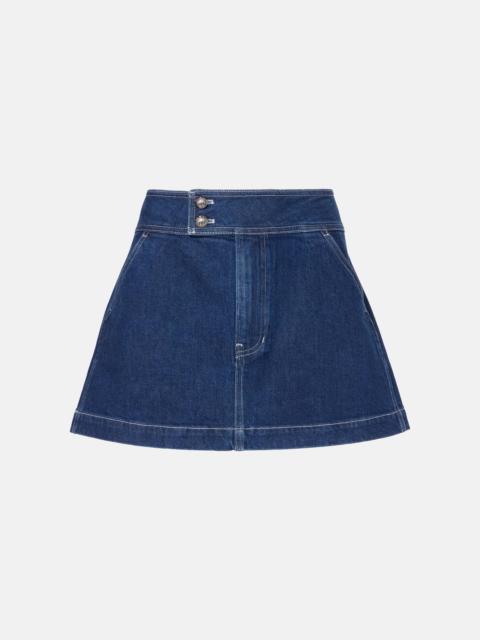 VERONICA BEARD Bowen denim miniskirt