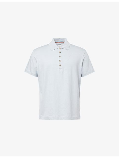 Paul Smith Short-Sleeve Linen Polo Shirt