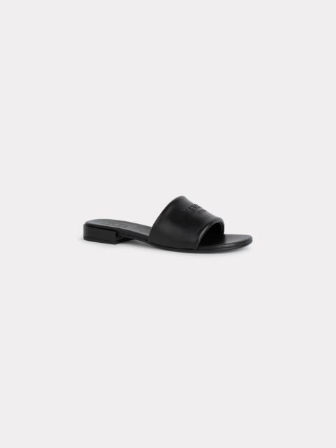 KENZO 'KENZO OKI' leather flat mules