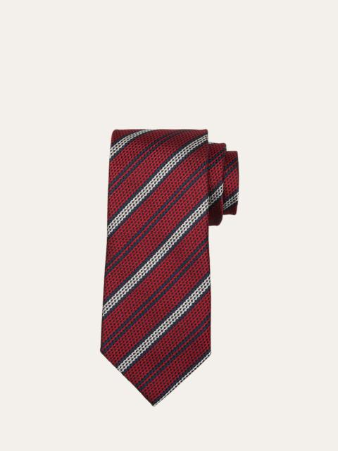 Men's Multi-Stripe Silk Jacquard Tie