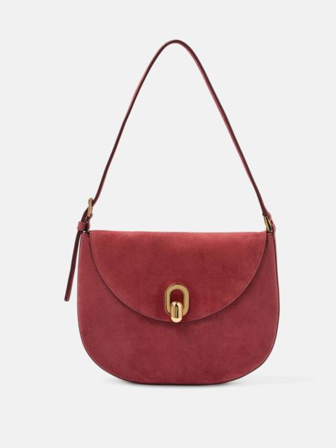 SAVETTE Tondo Small suede shoulder bag