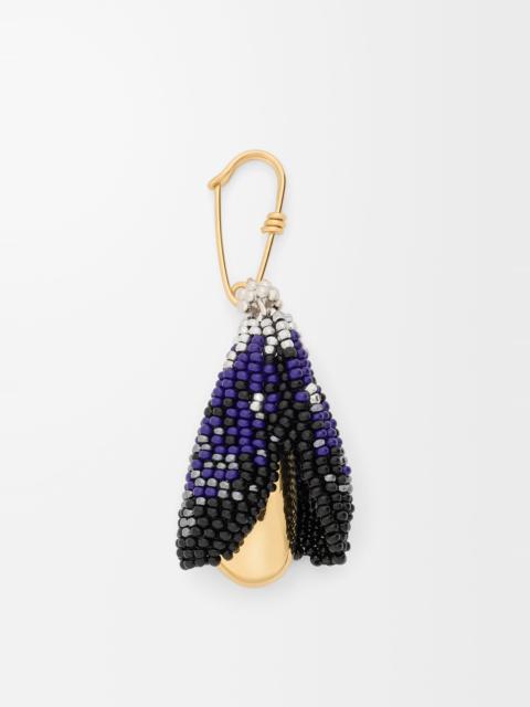 Loewe Shell brooch in sterling silver and beads