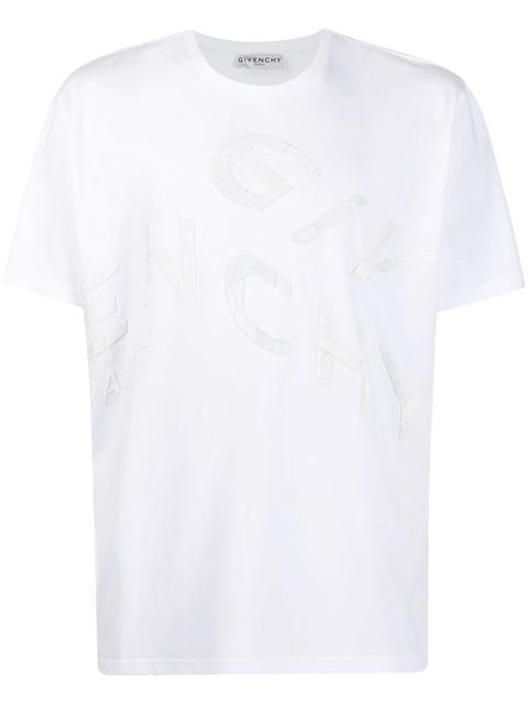 Givenchy refracted oversized embroidered logo T-shirt