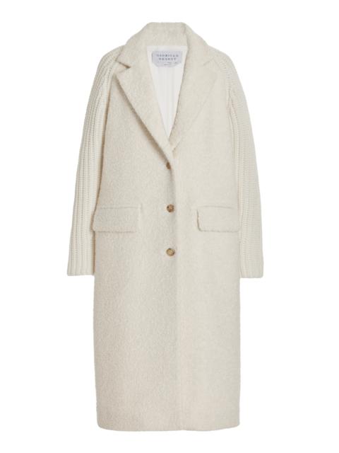 GABRIELA HEARST Charles Coat in Ivory Recycled Cashmere Boucle