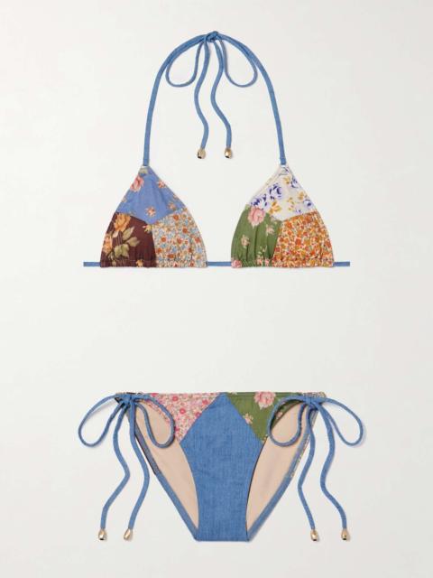 Zimmermann Rhiannon Knot Trim Bikini Set | revolve | REVERSIBLE