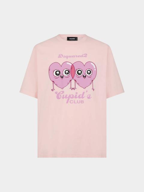 DSQUARED2 CUPID'S CLUB SKATER FIT T-SHIRT