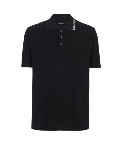 Balmain Balmain embroidered polo shirt