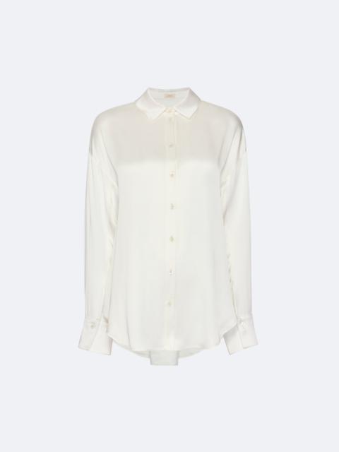 LAPOINTE Satin Button Down Top