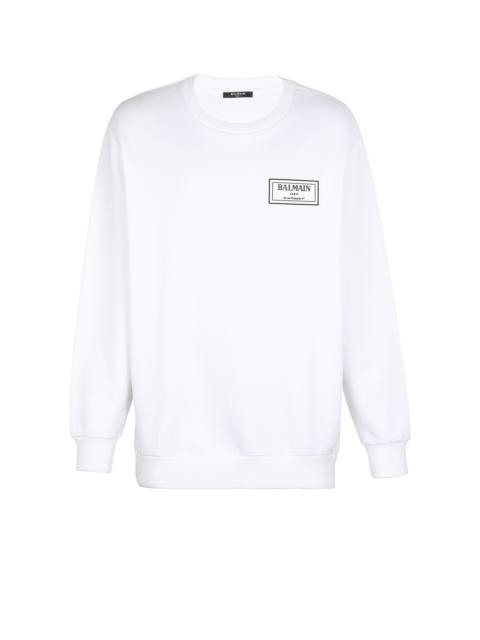 Balmain Sweatshirt with rubber patch