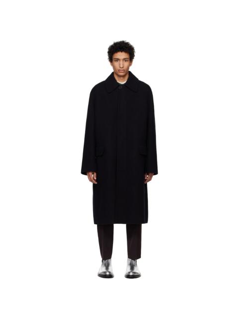 Black Sport Felt Coat