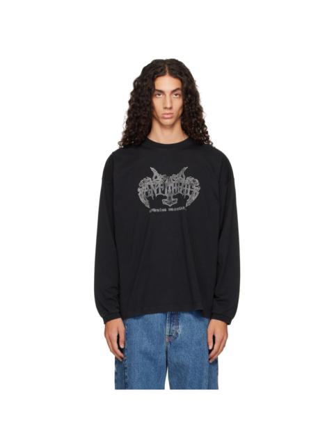 VETEMENTS Black 'Antihate' Longsleeve T-shirt