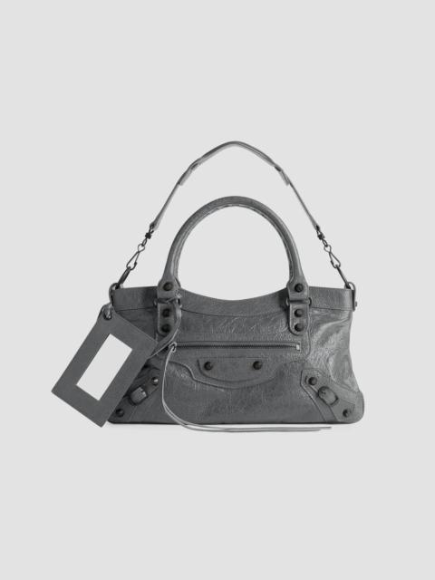 BALENCIAGA Women's Le City First Top Handle Bag - Volcanic Rock