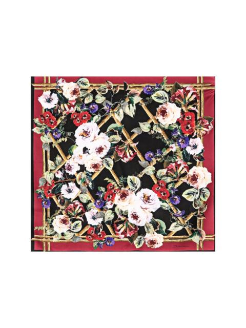 Dolce & Gabbana floral-print scarf