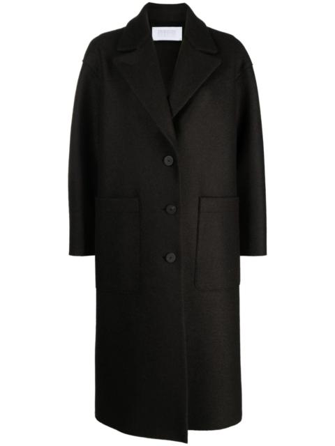 Harris Wharf London notched-lapels single-breasted coat