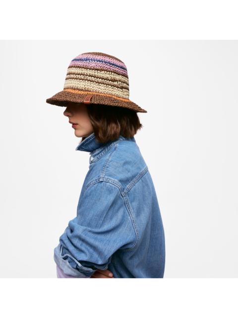 TOUS Brown multicolor Hat TOUS Stripes Straw
