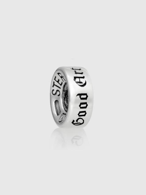 GOOD ART HLYWD Logo Rondel in Sterling Silver