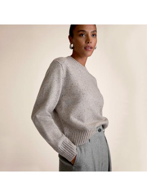 M.M.LaFleur Maura Easy Luxury Sweater - Confetti Wool